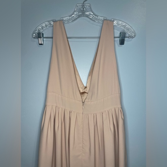 Jill by Jill Stuart BHLDN Blush Pink Dress Bridesmaid Daphne Gown Wedding Size 2 - Picture 7 of 16